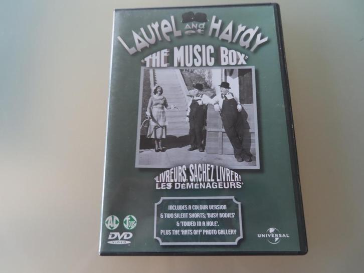 Laurel and / et Hardy The Music Box, Cd's en Dvd's, Dvd's | Komedie, Zo goed als nieuw, Overige genres, Alle leeftijden, Ophalen of Verzenden
