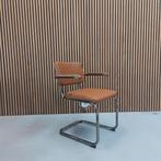 Thonet S64 PV - Cognac leder, Ophalen of Verzenden