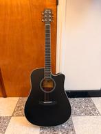Matzwarte Fazley western gitaar, Muziek en Instrumenten, Snaarinstrumenten | Gitaren | Akoestisch, Ophalen, Zo goed als nieuw