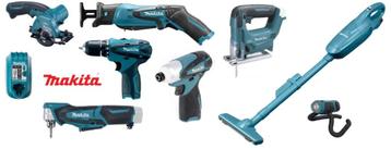 Makita 10,8v Combiset met 9 gereedschappen in M-tas(set A – 