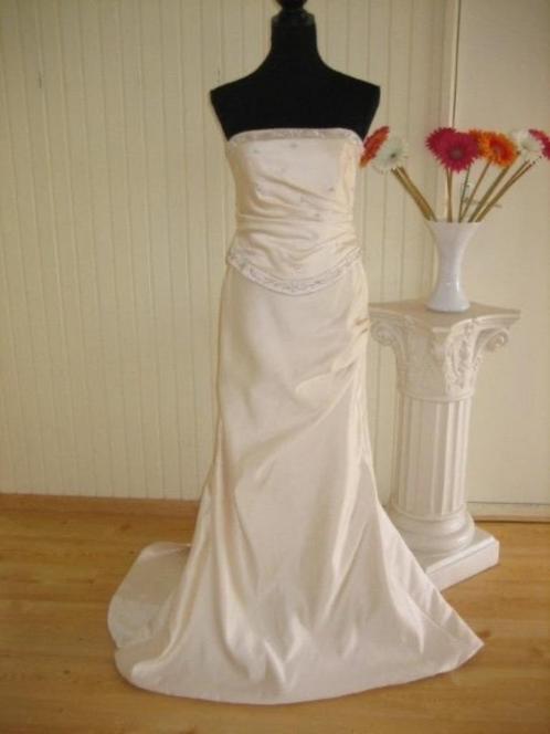 sale Zeemeermin trouwjurk maat 36/38, Kleding | Dames, Trouwkleding en Trouwaccessoires, Nieuw, Trouwjurk, Beige, Ophalen of Verzenden