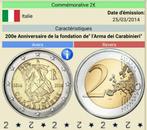 2€ COMMÉMORATIVE UNC ITALIE   (2014), Timbres & Monnaies, 2 euros, Enlèvement ou Envoi, Monnaie en vrac, Italie