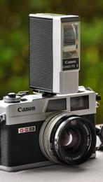 Canon QL17 G-III + flitser, Audio, Tv en Foto, Fotocamera's Analoog, Canon, Ophalen of Verzenden, Zo goed als nieuw