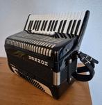 Mooie Hohner 80 bas accordeon - 3 korig - in perfecte staat, Ophalen, 80-bas, Met koffer, Toetsaccordeon