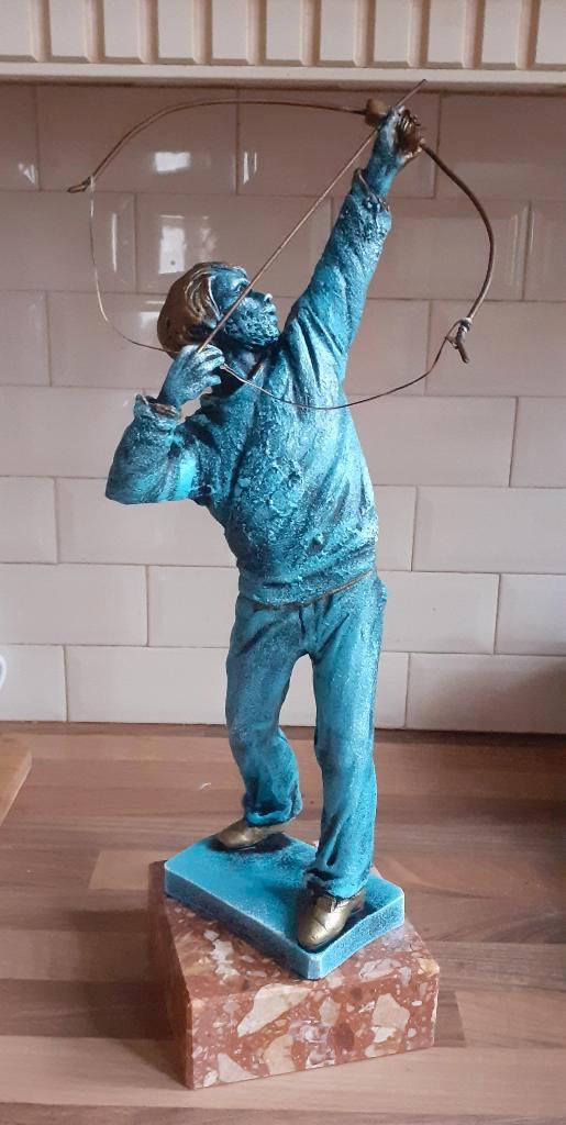 Beeldje Boogschutter, Antiek en Kunst, Kunst | Beelden en Houtsnijwerken, Ophalen