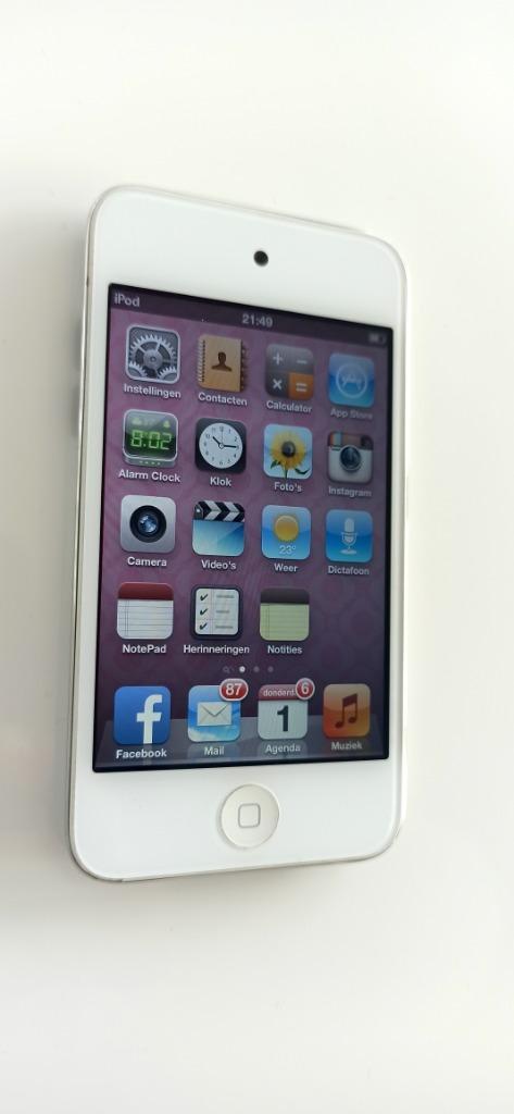 Apple iPod Touch 64 GB wit (4G), Audio, Tv en Foto, Mp3-spelers | Apple iPod, Gebruikt, Touch, 40 GB en meer, Overige kleuren
