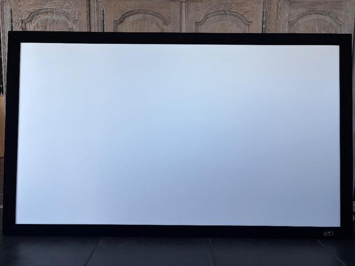 EZ FRAME 84" CineWhite Projectiescherm, Audio, Tv en Foto, Projectieschermen, Zo goed als nieuw, Ophalen