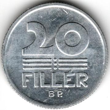 Hongrie : 20 Filler 1984 KM #573 Ref 14390, Enlèvement ou Envoi, Hongrie, Monnaie en vrac