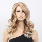 Luxe pruik lang haar met prachtige krullen in blondmix, Handtassen en Accessoires, Uiterlijk | Haarverzorging, Verzenden, Nieuw