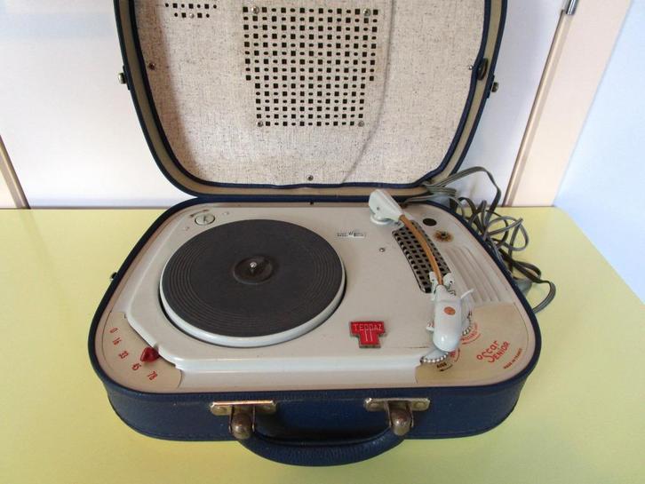 Platenspeler Teppaz Oscar Senior, Antiek en Kunst, Antiek | Tv's en Audio, Ophalen of Verzenden