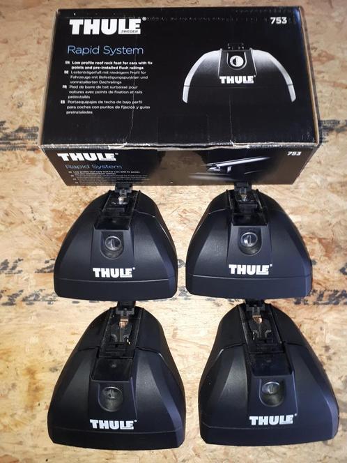 Kit pieds de fixation thule (kit 753), Auto diversen, Dakkoffers, Gebruikt