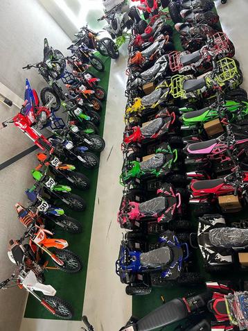 Nieuwe kinder quad,motor,crosser,elektrische en benzine  beschikbaar voor biedingen