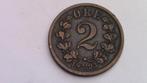 Norway 2 ore 1893, Verzenden, Losse munt