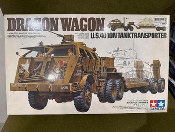 Tamiya 1/35 35230 U.S. Dragon Wagon Transporter + Eduard PE beschikbaar voor biedingen