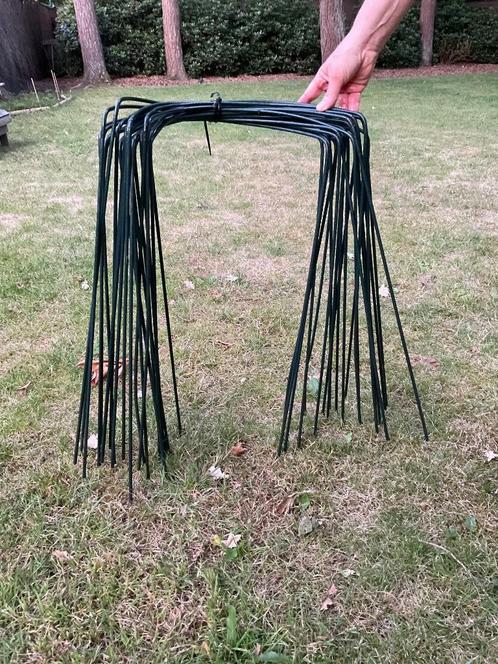 Plantensteun u-beugel 40 stuks ijzer, Tuin en Terras, Overige Tuin en Terras, Gebruikt, Ophalen