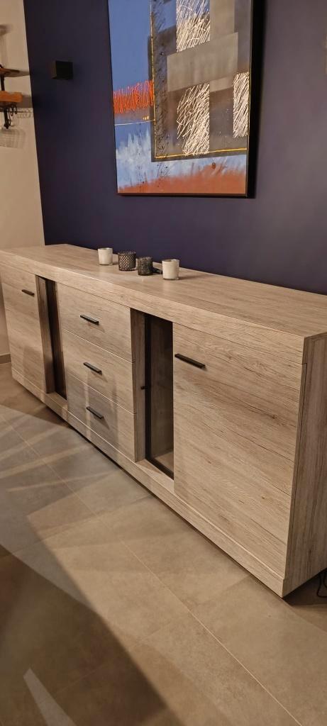 Meubels, Maison & Meubles, Tables | Tables à manger, Comme neuf, 200 cm ou plus, 200 cm ou plus, jusqu'à deux personnes, Rectangulaire