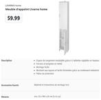 Colonne à 2 portes, Enlèvement, Neuf