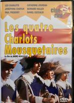 DVD De vier Charlots Musketiers, Ophalen of Verzenden, Zo goed als nieuw, Actiekomedie