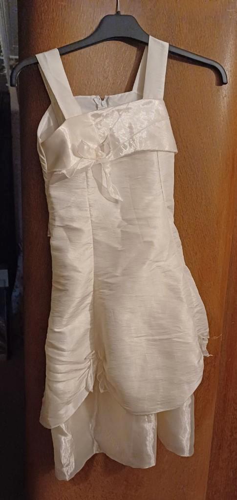 ceremonie/trouwjurk maat 122, Kinderen en Baby's, Kinderkleding | Maat 122, Gebruikt, Meisje, Jurk of Rok, Ophalen of Verzenden