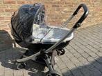 Bébé Confort trio : nacelle, poussette et siège auto, Ophalen, Gebruikt, Combiwagen, Met autostoeltje
