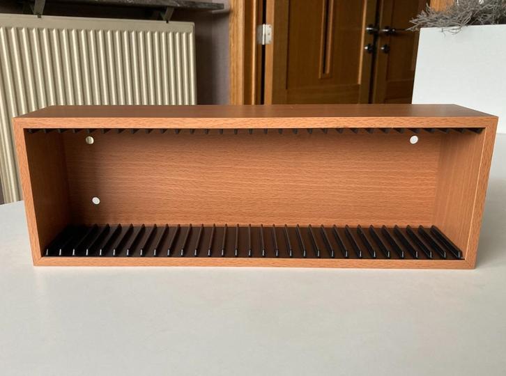Houten DVD/CD Rack, Huis en Inrichting, Woonaccessoires | Kapstokken, Zo goed als nieuw, Overige typen, Minder dan 100 cm, Hout