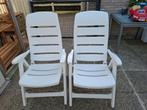 2 tuinstoelen gereserveerd, Tuin en Terras, Tuinstoelen, Ophalen, Gebruikt, Kunststof, Inklapbaar