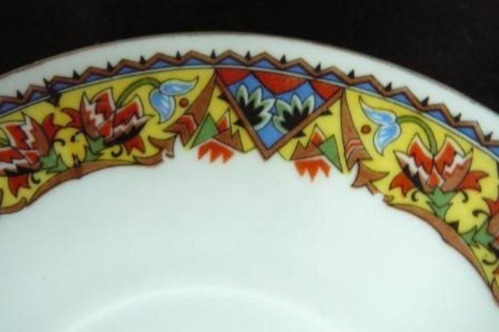 Altrohlau oud koffieservies met gouden randje MZ CMHR Czecho, Huis en Inrichting, Keuken | Servies, Gebruikt, Kop(pen) en/of Schotel(s)