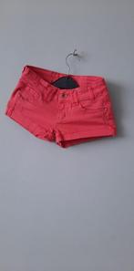 SHORT taille basse  ROUGE XS, Comme neuf, Courts, Taille 34 (XS) ou plus petite, Rouge