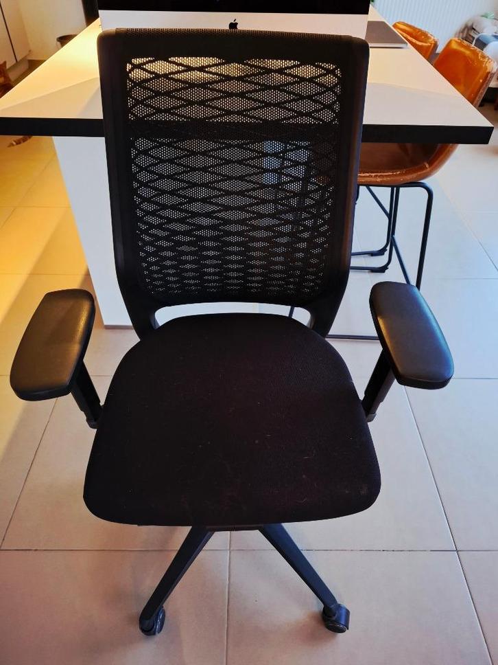 Ergonomische bureaustoel, Huis en Inrichting, Bureaustoelen, Gebruikt, Bureaustoel, Zwart, Ergonomisch, Ophalen