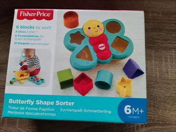 Fisher Price vormenblokjes vlinder  beschikbaar voor biedingen