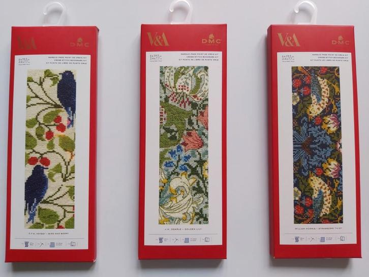 DMC cross switch bookmark kit - diverse, Hobby en Vrije tijd, Borduren en Borduurmachines, Nieuw, Ophalen of Verzenden