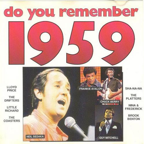 CD * DO YOU REMEMBER 1959, CD & DVD, CD | Pop, Comme neuf, Avant 1960, Enlèvement ou Envoi
