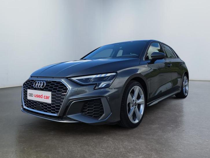 Audi A3 S-Line-GPS*APP*caméra*sport*aides-tvac, Auto's, Audi, Bedrijf, A3, Adaptieve lichten, Adaptive Cruise Control, Airbags