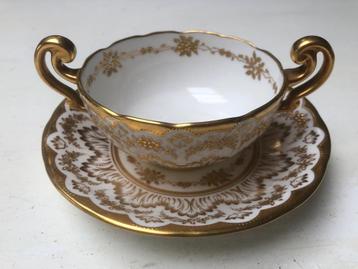 China Bone kopje + schoteltje, ca 1900 / Ref. 39 beschikbaar voor biedingen