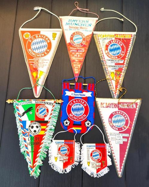 FC Bayern München 1970s - 2000s unieke collectie wimpels, Verzamelen, Sportartikelen en Voetbal, Zo goed als nieuw, Spel, Ophalen of Verzenden