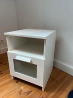 Wit nachtkastje Ikea Brimnes, Huis en Inrichting, Ophalen, Zo goed als nieuw