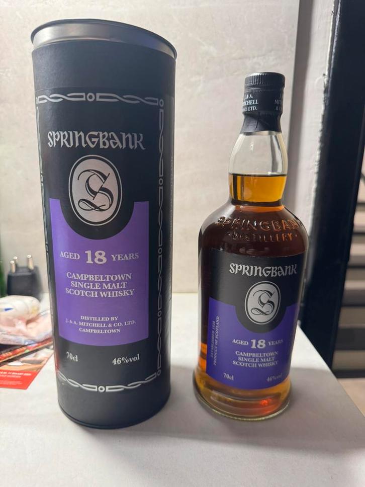 Springbank 18, Verzamelen, Wijnen, Zo goed als nieuw, Ophalen