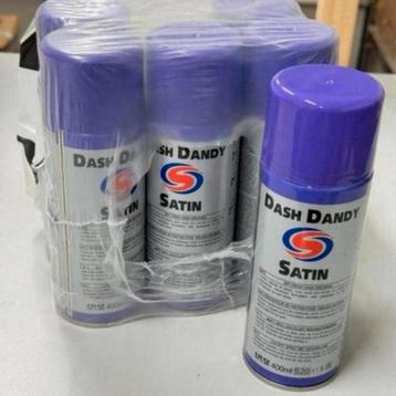 6X Dash dandy Satin - dashboard spuitbus vinyl plastic auto beschikbaar voor biedingen