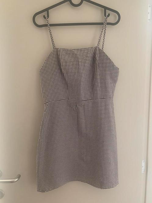 Geruit kleedje, Kleding | Dames, Jurken, Zo goed als nieuw, Maat 36 (S), Wit, Boven de knie, Ophalen of Verzenden