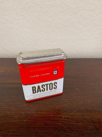 BASTOS metalen doos voor tabakssigaretten