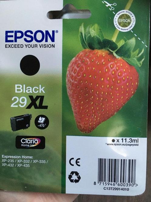 Epson Black 29 XL inktcartridge/inktpatroon, Informatique & Logiciels, Fournitures d'imprimante, Neuf, Cartridge, Enlèvement