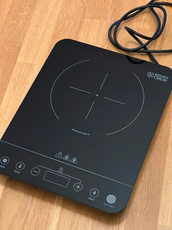 Plaque induction Kitchen crew, Electroménager, Tables de cuisson, Comme neuf, Enlèvement ou Envoi