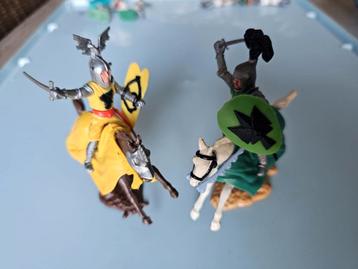 Figurines timpo toys 2 chevaliers à cheval., Enlèvement ou Envoi, Comme neuf