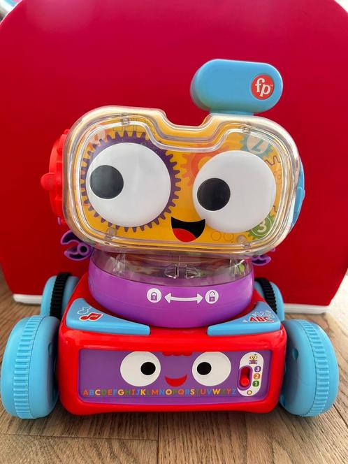 Leerrobot Fisher-Price 4-in-1, Kinderen en Baby's, Speelgoed | Fisher-Price, Zo goed als nieuw, Duw- of Trekspeelgoed, Met licht
