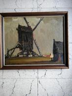 Schilder op doek molen van Wannegem Lede van Piet Lippens, Antiek en Kunst, Kunst | Schilderijen | Klassiek, Ophalen