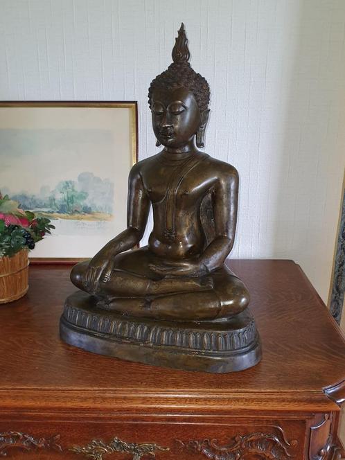 Superbe BOUDDHA ancien, Maison & Meubles, Accessoires pour la Maison | Statues de Bouddha, Enlèvement