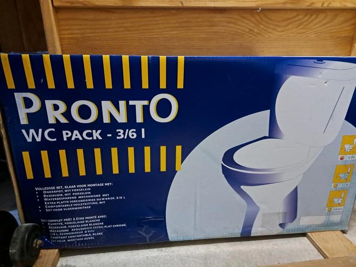 Pack WC neuf en porcelaine, jamais ouvert, Maison & Meubles, Accessoires pour la Maison | Autre, Neuf, Enlèvement