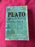 Plato.  Constitutie Politeia, Boeken, Filosofie, Ophalen of Verzenden, Overige onderwerpen, Plato, Zo goed als nieuw