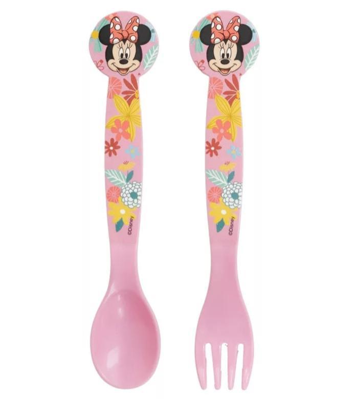 Minnie Mouse Bestek / Disney besteksetje - Vork en Lepel, Kinderen en Baby's, Overige Kinderen en Baby's, Nieuw, Ophalen of Verzenden