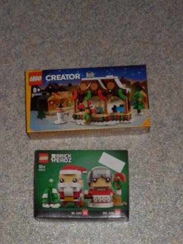 Lego kerstsets: Brickheadz en kerststallethe beschikbaar voor biedingen